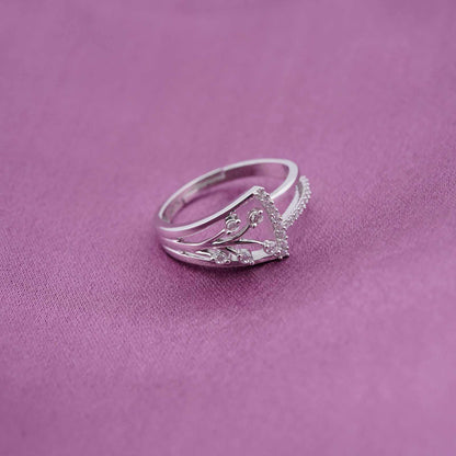 Silver Nature Tree Ring