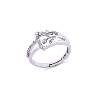 Silver Nature Tree Ring