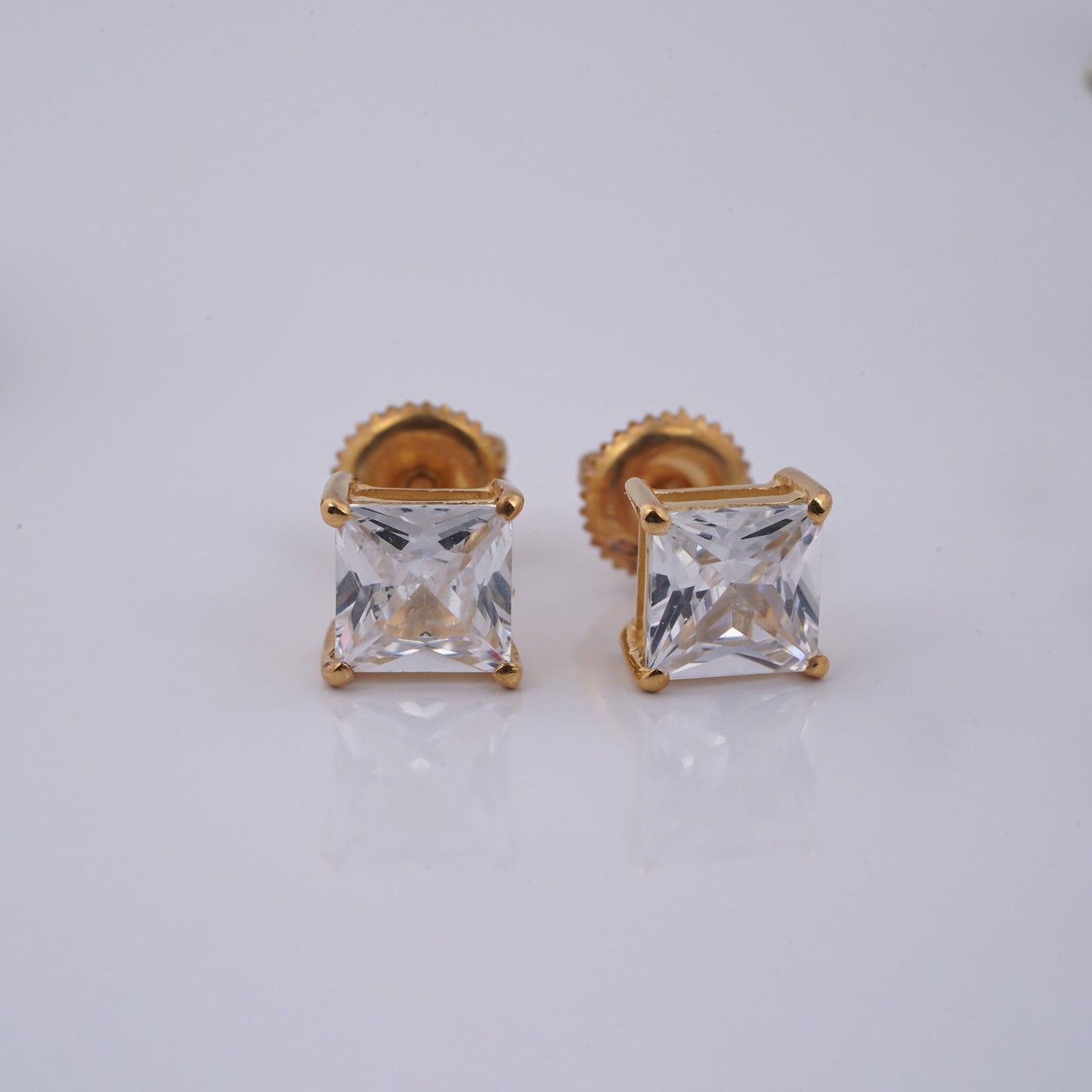 Golden Princess Tiny Stud Earrings