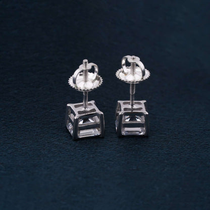 Silver Seeking Solace Stud Earrings